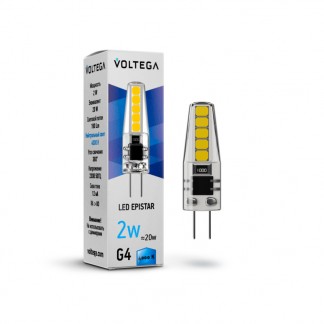 Лампа светодиодная Voltega G4 2W 4000K VG9-K1G4cold2W 7145