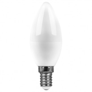 Лампа светодиодная Feron E14 15W 2700K свеча SBC3715 55203