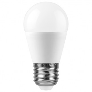Лампа светодиодная Feron E27 15W 6400K груша матовая SBG4515 55214