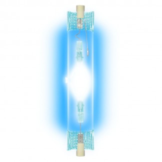 Лампа металлогалогенная линейная (04850) Uniel R7s 150W прозрачная MH-DE-150/BLUE/R7s