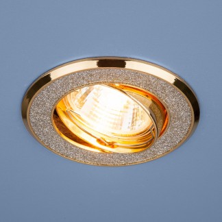 Встраиваемый светильник Elektrostandard 611 MR16 SL/GD серебряный блеск/золото 4690389066696